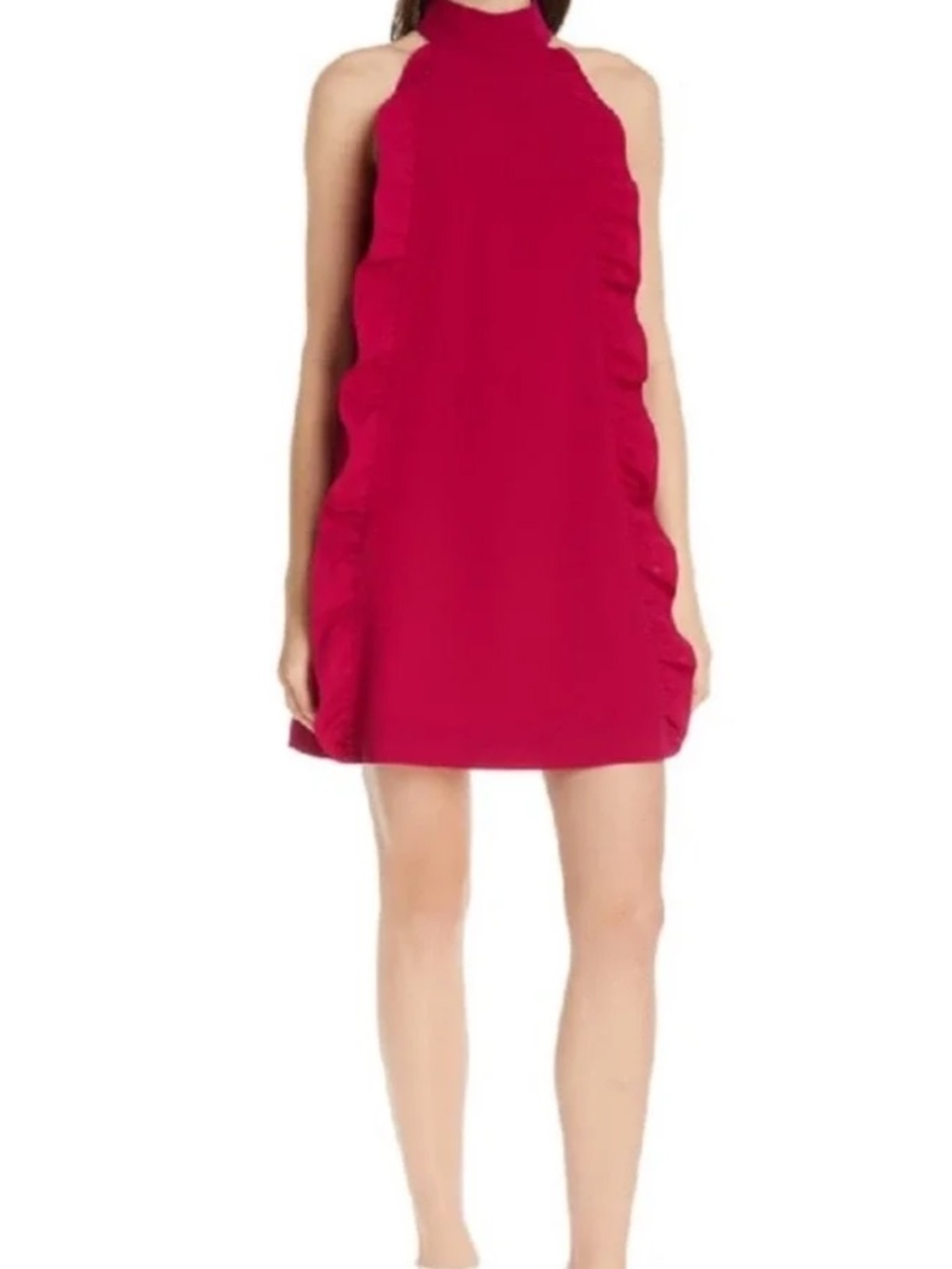 Ted Baker Torriya Ruffle HALTER Shift Dress